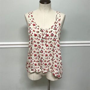 H&M floral print tank size 8